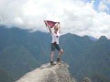 woohuuuw! made it to the top !!!! Huayna Picchu !!