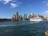 Uitzicht vanaf de ferry