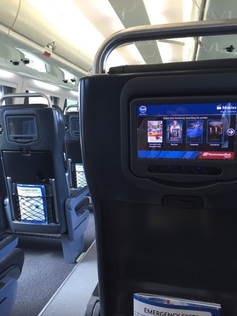 Luxe trein richting Tully