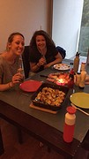 Verrassings diner van Lisa en Robin