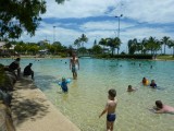 De lagoon in Airlie Beach