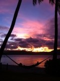 Zonsondergang Daydream Island