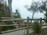 Beachfront site. Ons uitzicht vanuit de camper