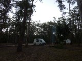 De free camping onderweg naar Eden