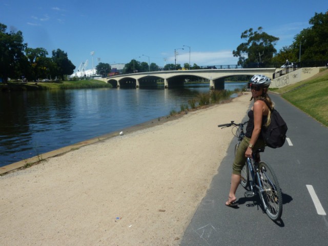 Mooie fietspaden in Melbourne!