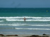 In de zee