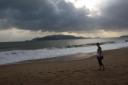 Beach in the morning Nha trang