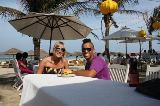 Us @ Hoi An beach