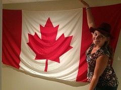 Huuge Canadian flag!
