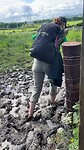 Met blote voeten door de diepe blubber!
