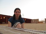 Desert safari - Wachten op BBQ