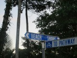 South mission beach = beach, shops en fietspad naar North mission beach