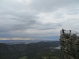 Uitzichtspunt The pinnacle (voor de zon erdoor kwam)