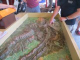 3D kaart van de bergketen: daar zijn we geweest
