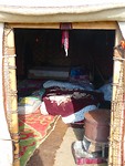 4. De binnenkant van onze yurt