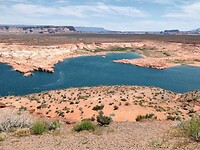 Lake Powell, stuwmeer in de Colorado rivier