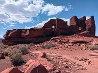 Wukoki Pueblo van indianen