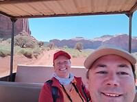 Monument Valley vervoer met Joan & Guus