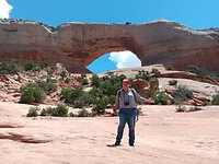 Joan nabij Wilson's Arch