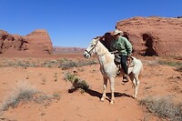 Cowboy in Monument Valley