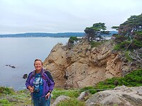 Joan bij Point Lobos