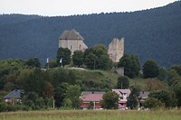 Onderweg naar Vrata kwamen we langs deze ruine