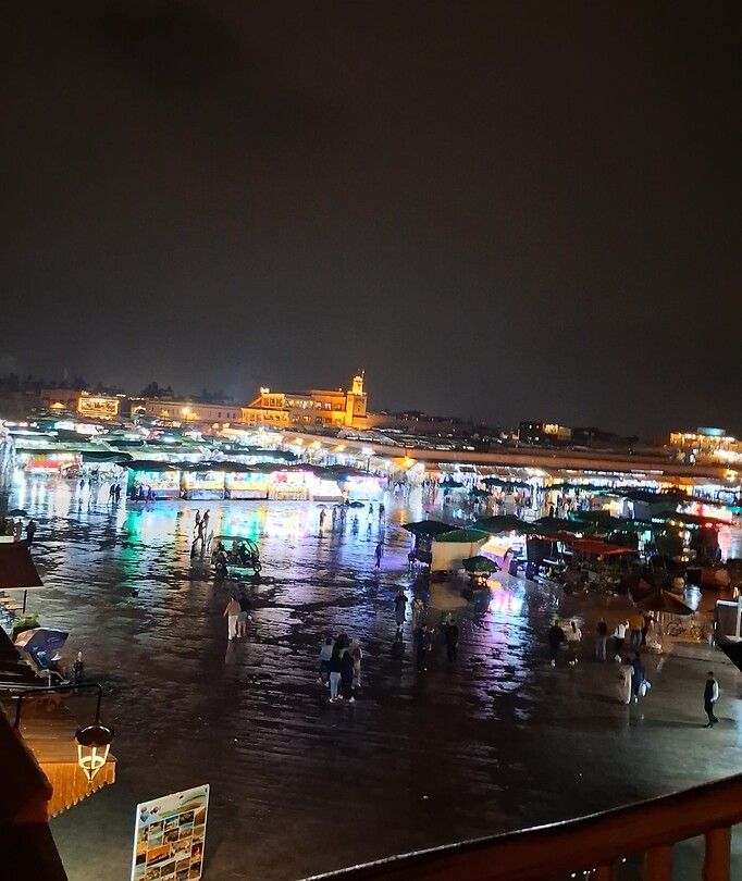 Jemaa el  Fnaa plein