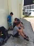 Wachten op de bus