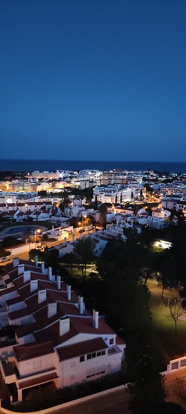 Vanaf de rooftop by night
