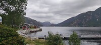 De veerboot naar Lauvvik