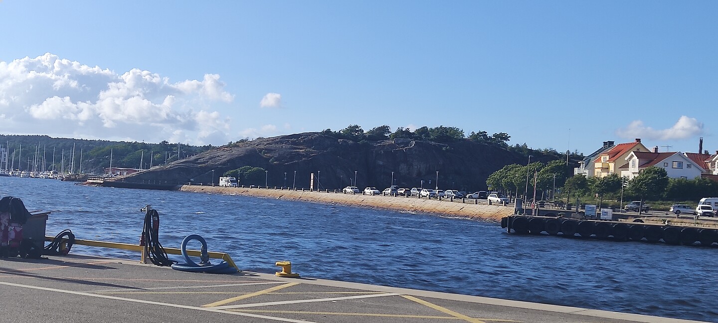 De haven van Strömstad