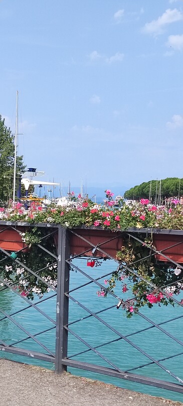 Peschiera uitzicht op het water