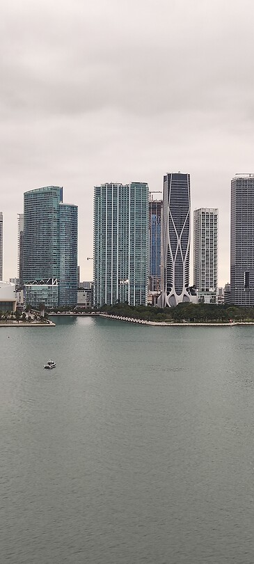 Uitzicht haven Miami