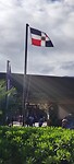 De vlag van de Dominicaanse Republiek