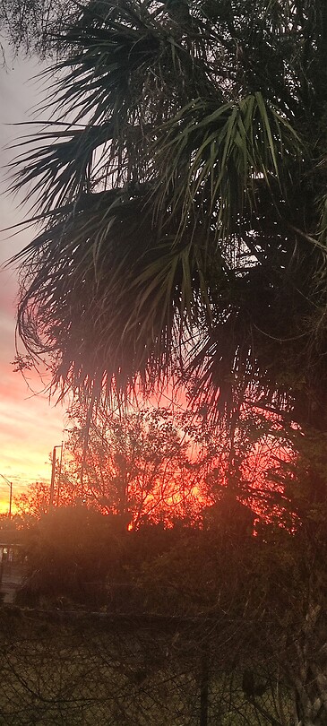Prachtige zonsondergang