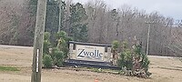 Het mooie plaatsnaam bord, Zwolle Louisiana