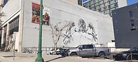 Mooie muurschildering El Paso