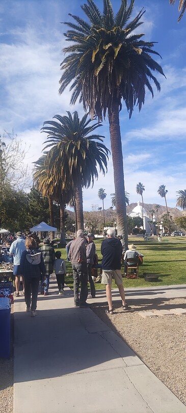 Het plein Downtown Ajo
