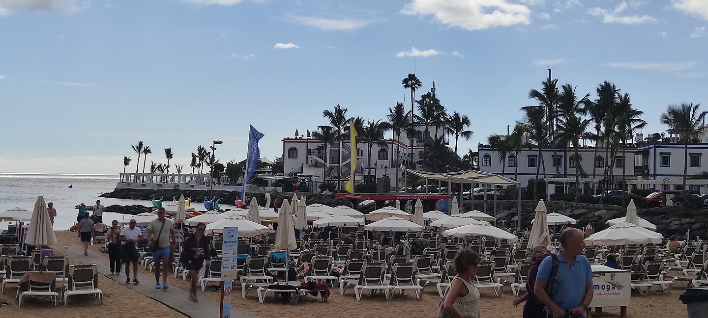 Strand van Puerto de Mogan