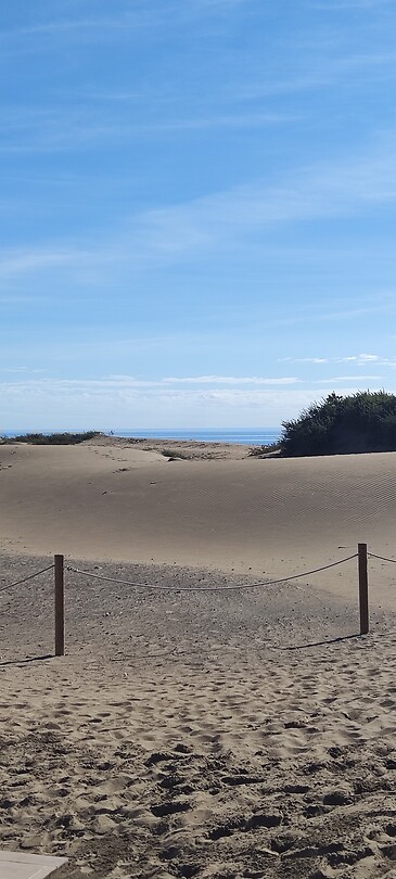 Het strand van Maspalomas