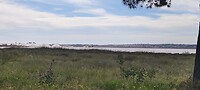 Zoutmeer met de zoutbergen bij Torrevieja