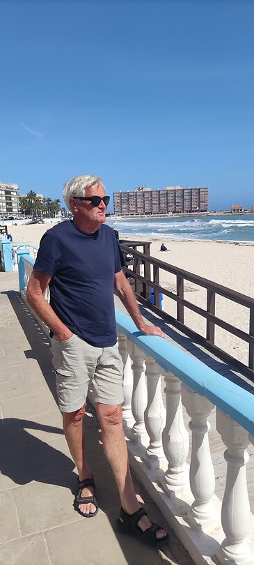 Even poseren bij het strand 😊