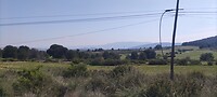 Tussen de bergen, bijna een alpenweide.
