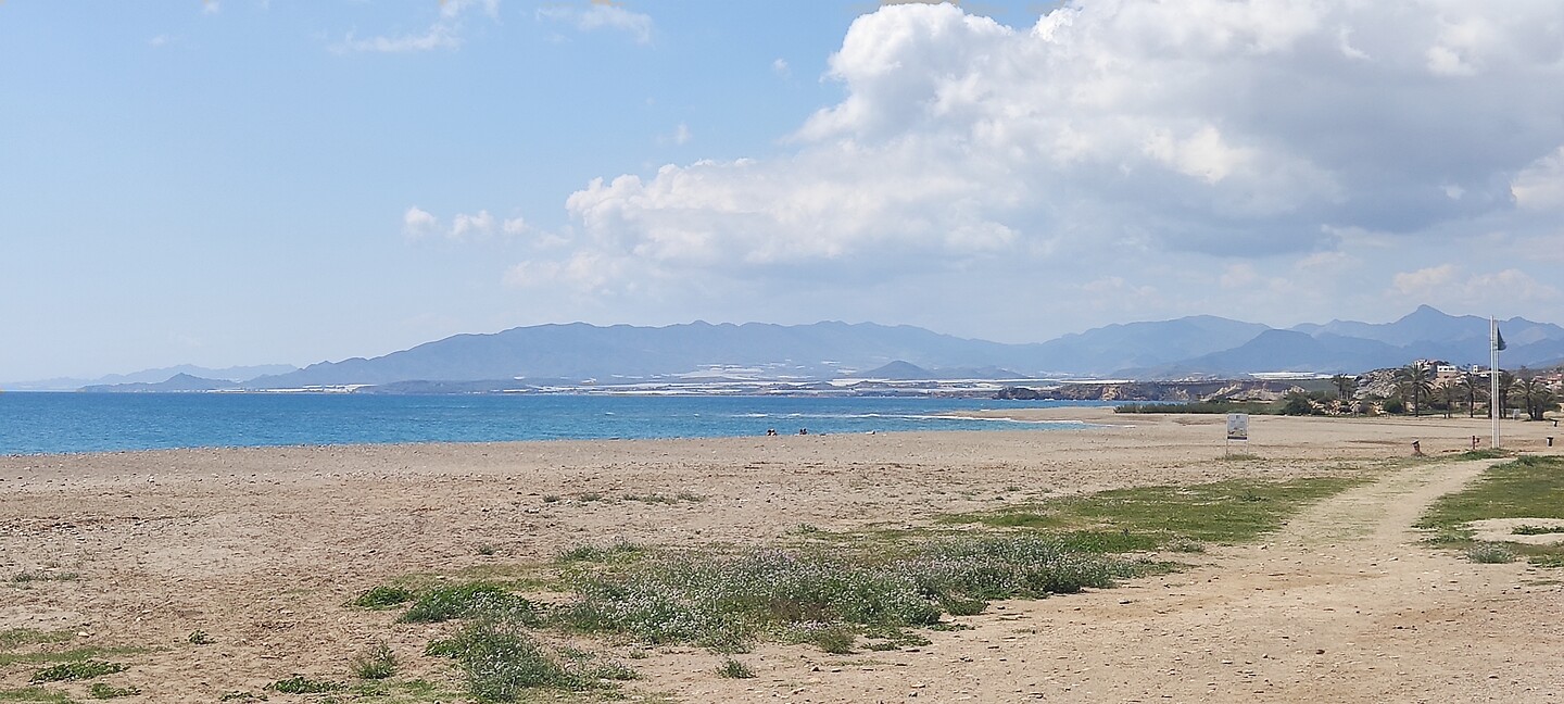Strand+zee bij Mazarrón 😍