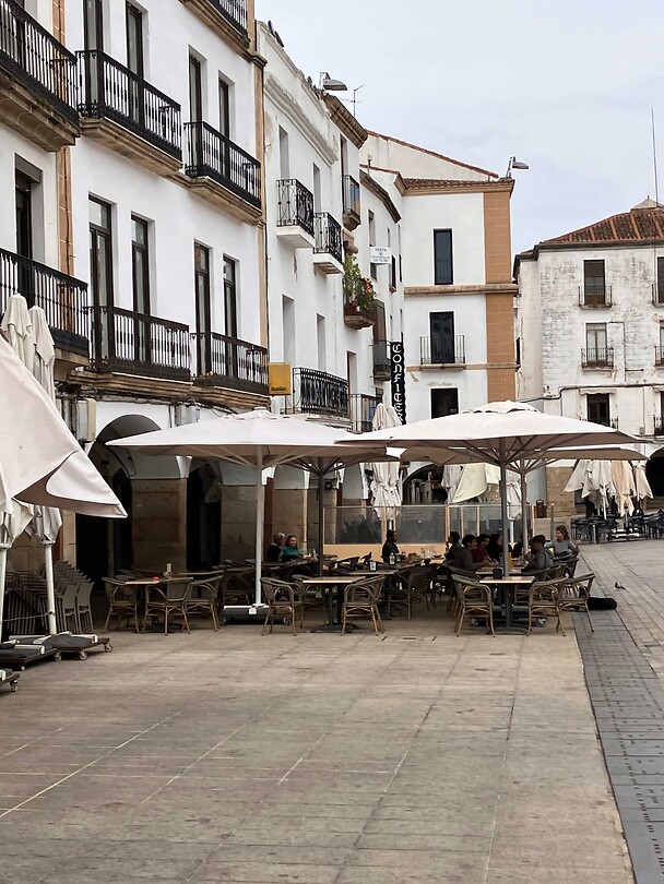 Plein in Cáceres