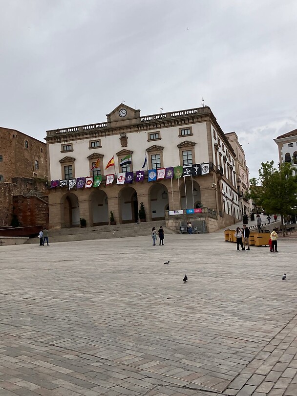 De oude stad Cáceres