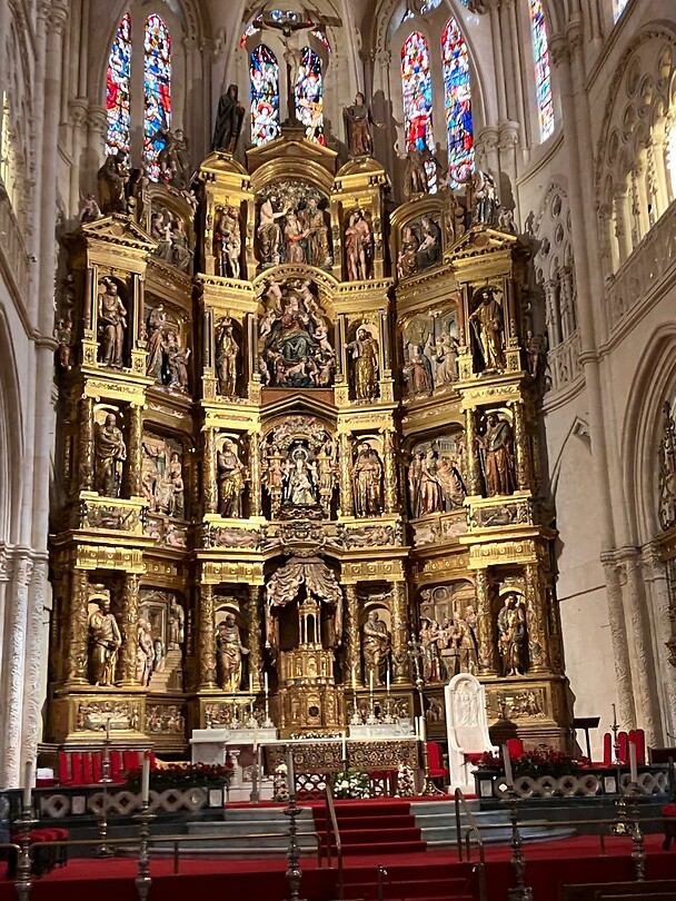 Foto's in de Kathedraal