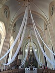 Interieur vd kerk in Salantai
