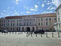 Toompea Castle,  waar het parlement van Estland zetelt