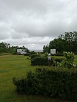 Uitzicht op de camping,  einde de Finse Golf